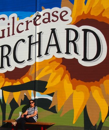 Gilcrease Orchard Sign